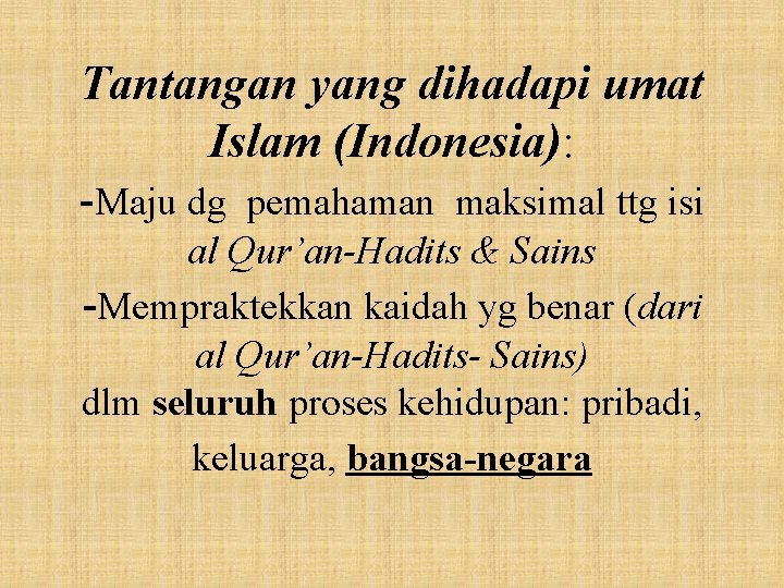 Pandangan Islam Tentang Makna Kehidupan Dan Ham Fuad