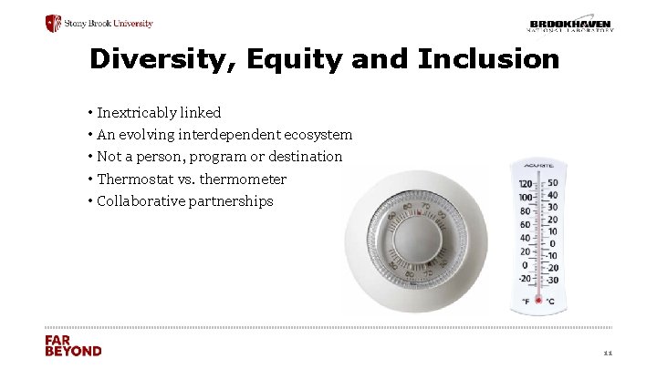 Diversity, Equity and Inclusion • Inextricably linked • An evolving interdependent ecosystem • Not