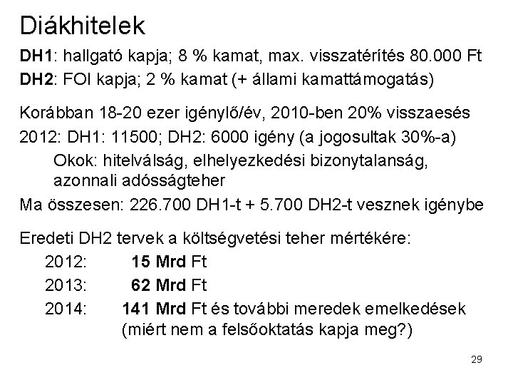 jövőkép ajánlások a hallgatók számára)