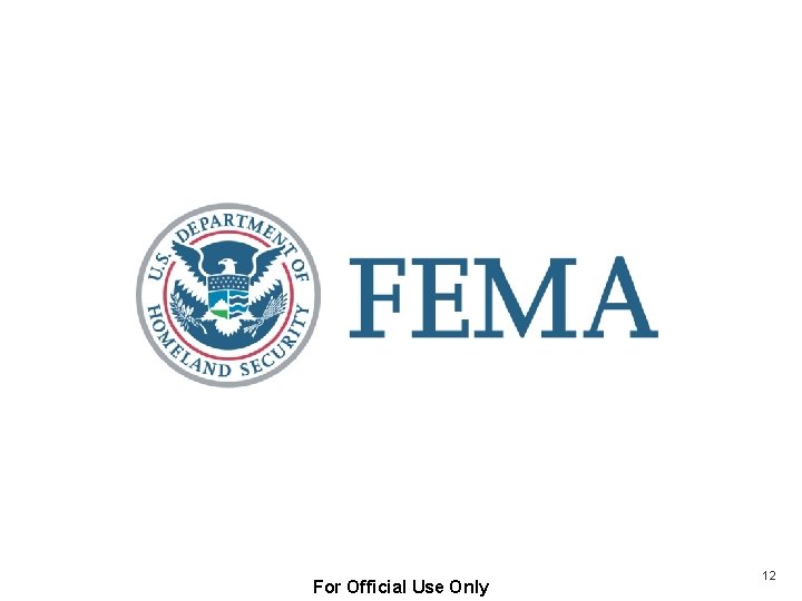 For Official Use Only Presenter’s Name June 17, 2003 12 For Official Use Only Presenter’s Name June 17, 2003 12