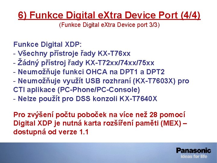 6) Funkce Digital e. Xtra Device Port (4/4) (Funkce Digital e. Xtra Device port