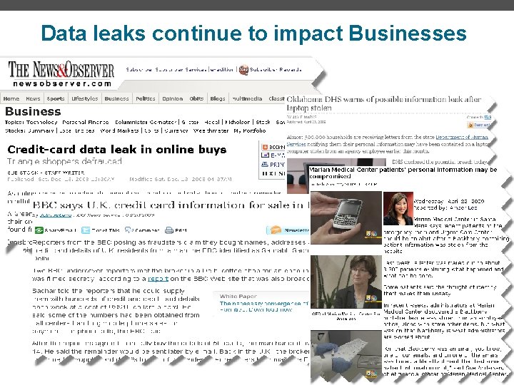 Data leaks continue to impact Businesses 