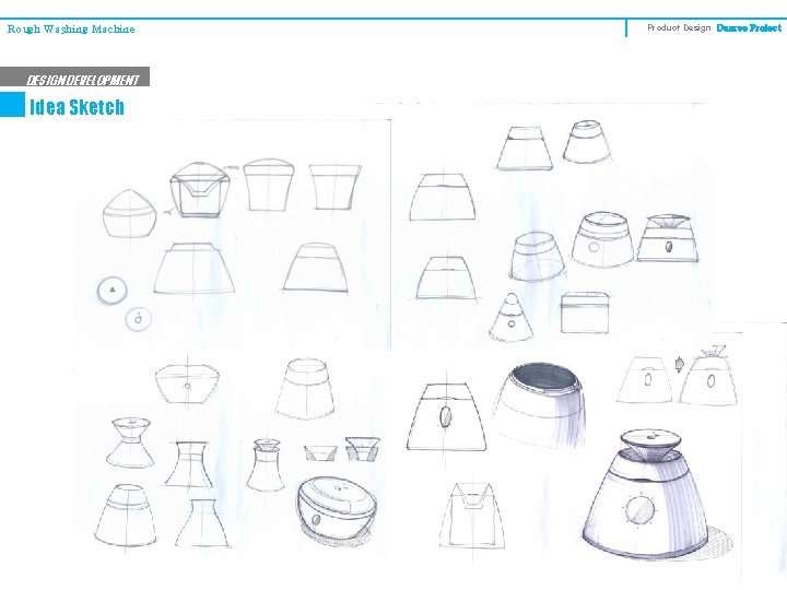Rough Washing Machine DESIGN DEVELOPMENT Idea Sketch Product Design Degree Project 