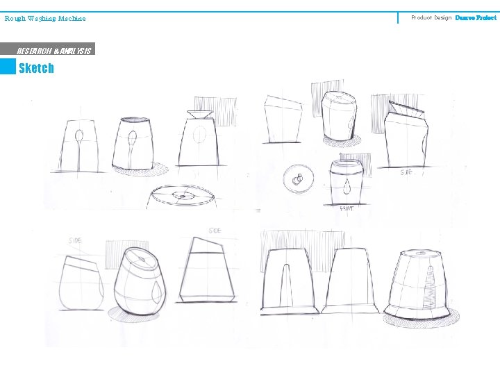 Rough Washing Machine RESEARCH & ANALYSIS Sketch Product Design Degree Project 
