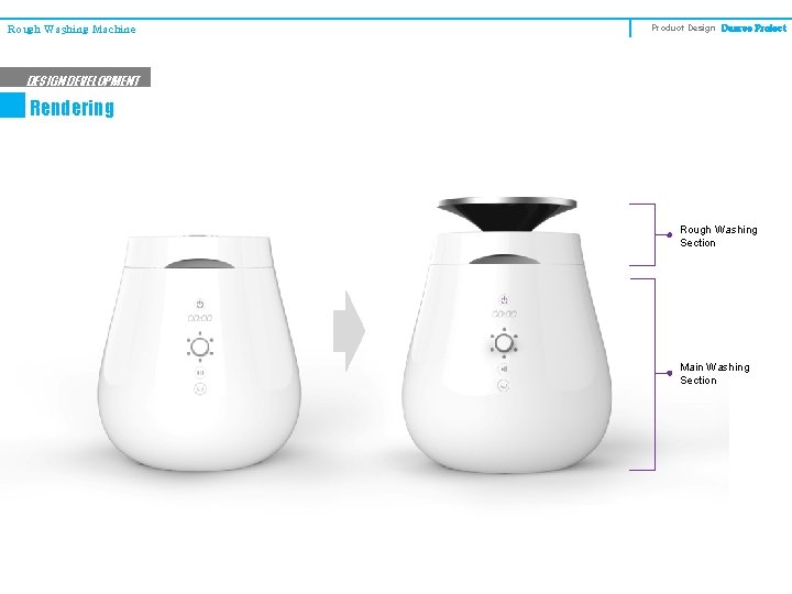 Rough Washing Machine Product Design Degree Project DESIGN DEVELOPMENT Rendering Rough Washing Section Main