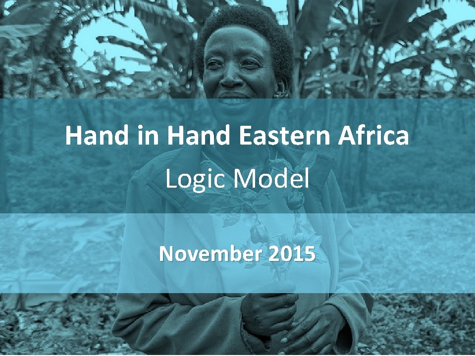 Hand in Hand Eastern Africa Logic Model November 2015 