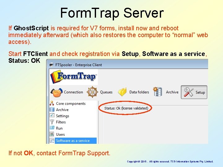 Form. Trap Server If Ghost. Script is required for V 7 forms, install now