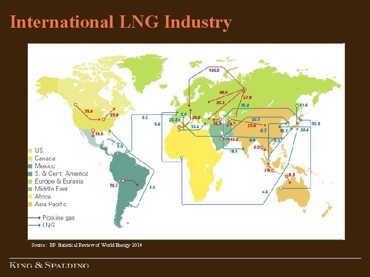 International LNG Industry Source: BP Statistical Review of World Energy 2014 International LNG Industry Source: BP Statistical Review of World Energy 2014
