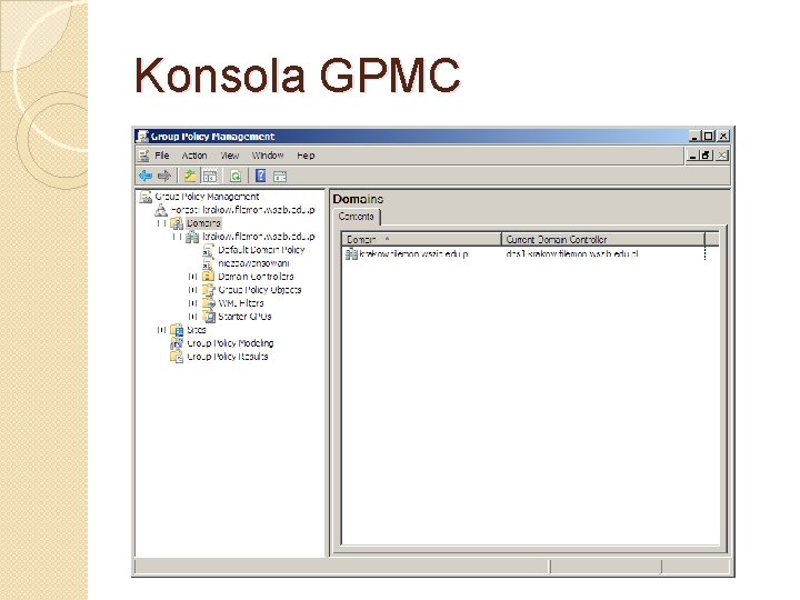 Konsola GPMC 