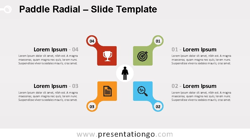 Paddle Radial – Slide Template 04 01 Lorem Ipsum - 04 01 - Lorem