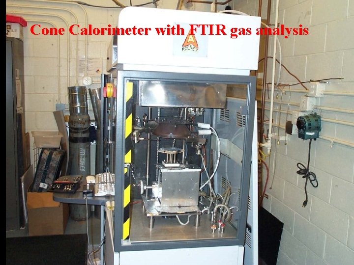 Cone Calorimeter with FTIR gas analysis 