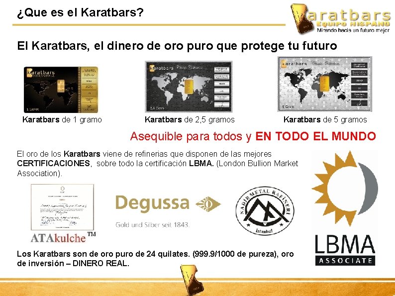 ¿Que es el Karatbars? El Karatbars, el dinero de oro puro que protege tu