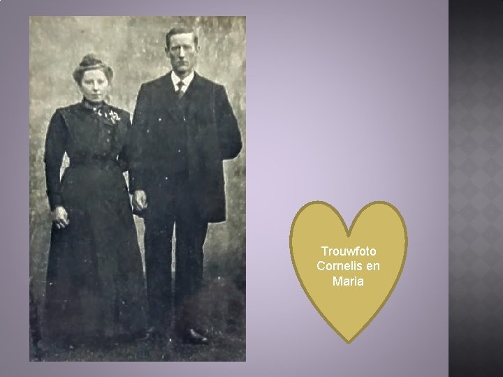 Trouwfoto Cornelis en Maria Trouwfoto Cornelis en Maria