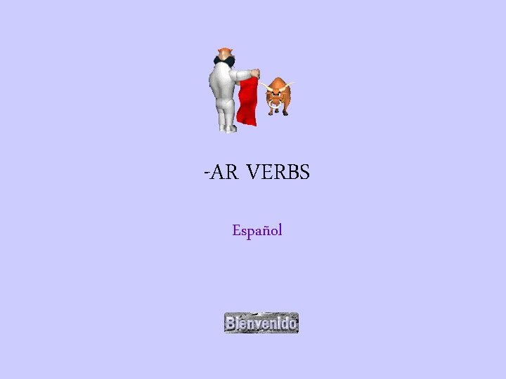 -AR VERBS Español 