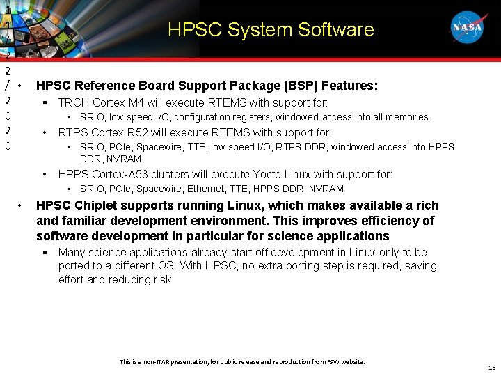 1 1 / 2 2 / • 2 0 HPSC System Software HPSC Reference