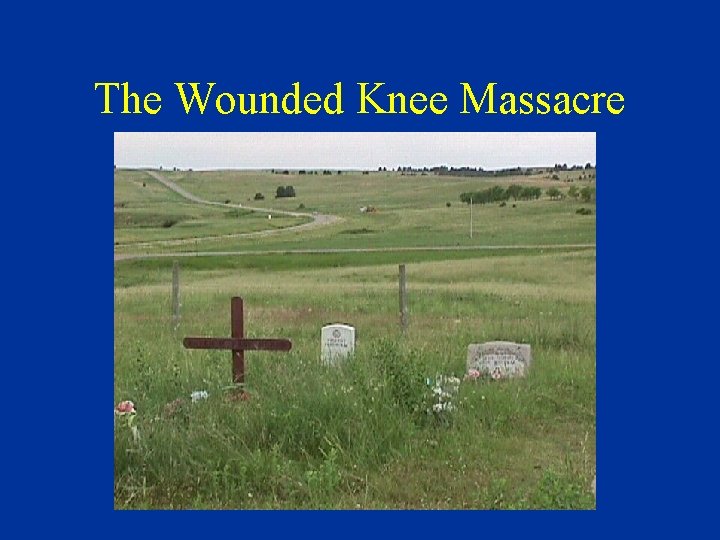 The Wounded Knee Massacre 
