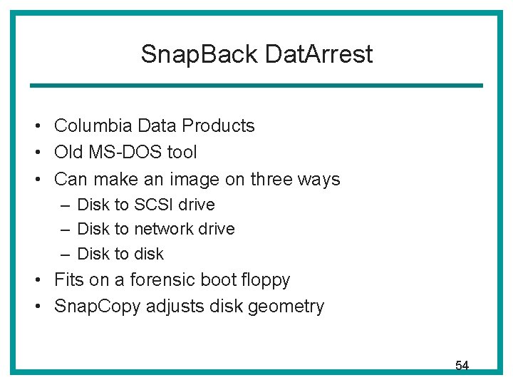 Snap. Back Dat. Arrest • Columbia Data Products • Old MS-DOS tool • Can Snap. Back Dat. Arrest • Columbia Data Products • Old MS-DOS tool • Can