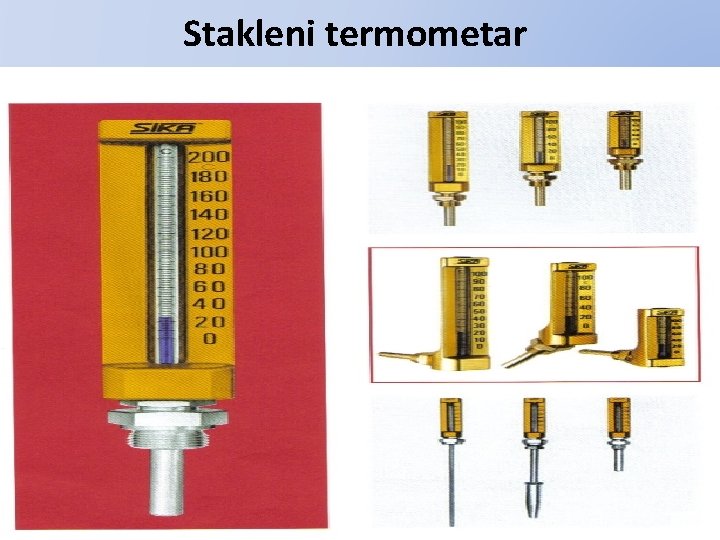 Stakleni termometar 