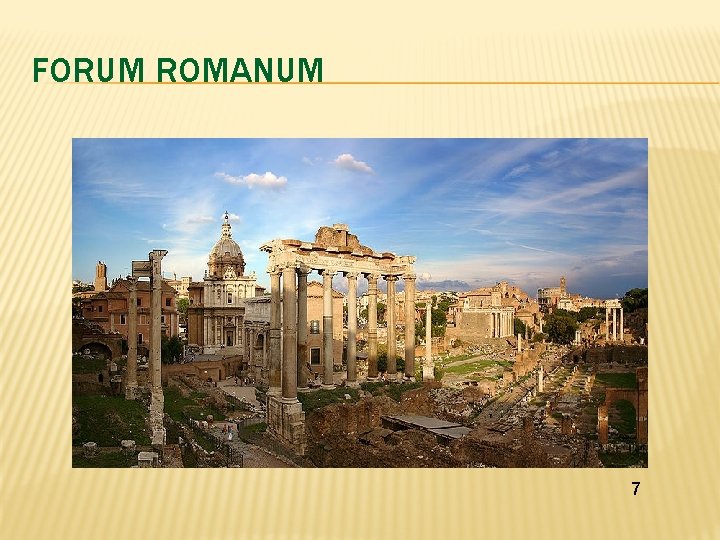 FORUM ROMANUM 7 