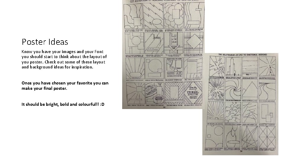 Poster Ideas Know you have your images and your Font you should start to Poster Ideas Know you have your images and your Font you should start to