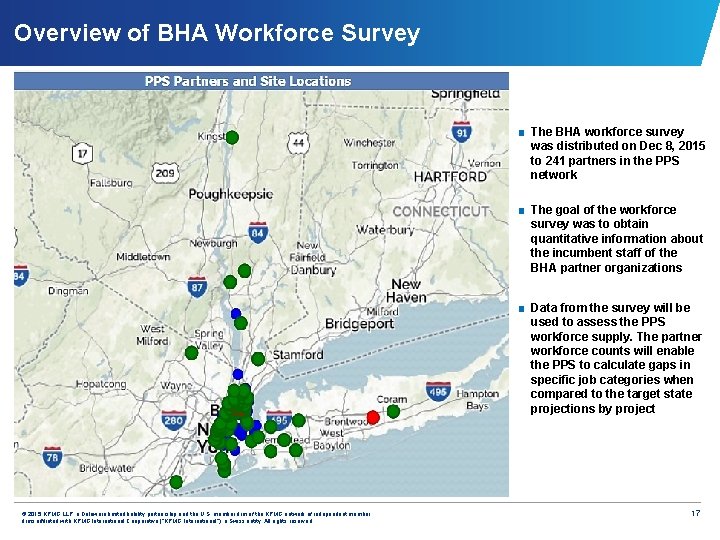 Overview of BHA Workforce Survey ■ The BHA workforce survey was distributed on Dec