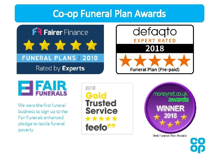 Co-op Funeral Plan Awards Co-op Funeral Plan Awards