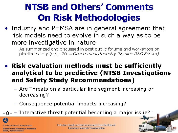 The Risk Modeling Work Group and the Application