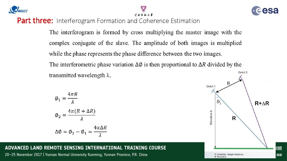 Part three: Interferogram Formation and Coherence Estimation 