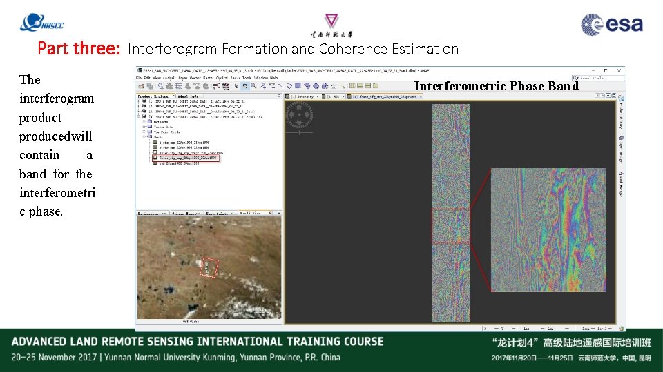 Part three: Interferogram Formation and Coherence Estimation The interferogram product produced will contain a