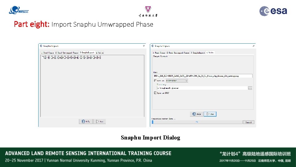 Part eight: Import Snaphu Umwrapped Phase Snaphu Import Dialog 