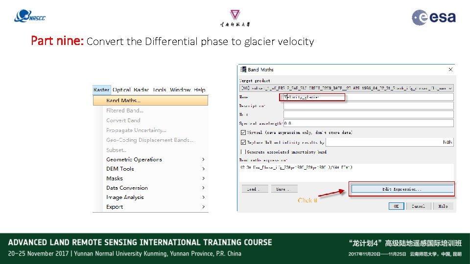 Part nine: Convert the Differential phase to glacier velocity 