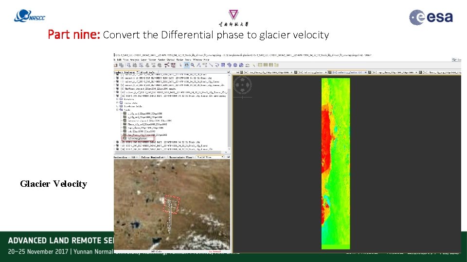 Part nine: Convert the Differential phase to glacier velocity Glacier Velocity 