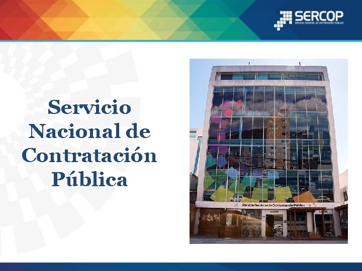 Servicio Nacional de Contratación Pública 