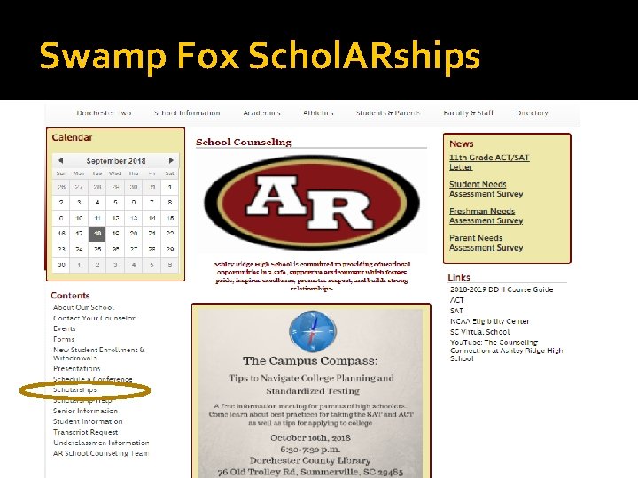 Swamp Fox Schol. ARships 