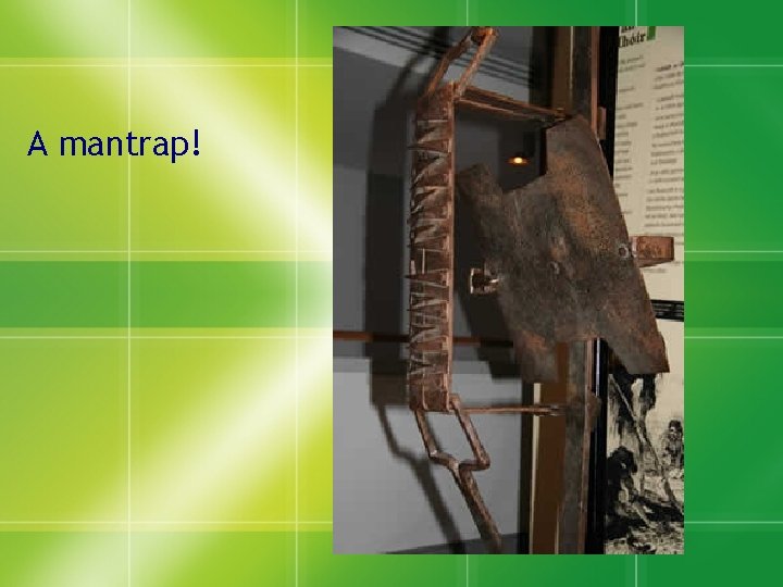 A mantrap! 