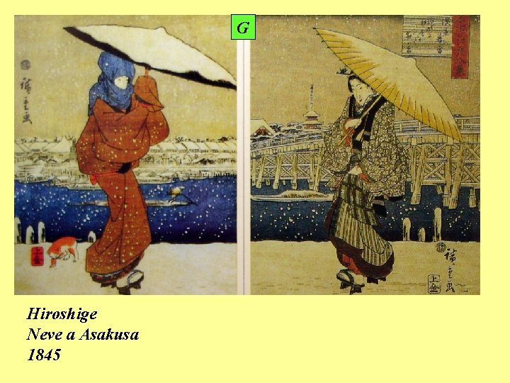 G Hiroshige Neve a Asakusa 1845 