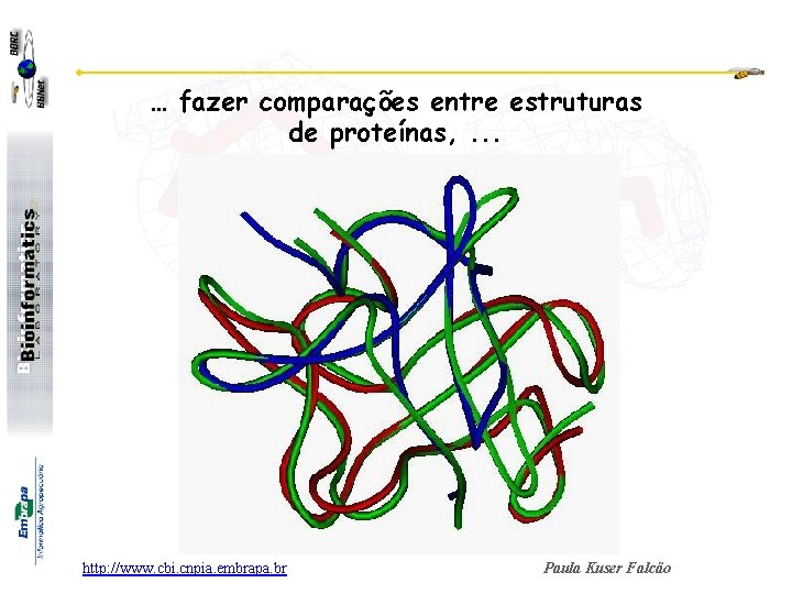 … fazer comparações entre estruturas de proteínas, . . . http: //www. cbi. cnpia.