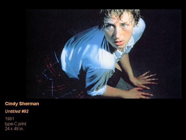 Cindy Sherman Untitled #92 1981 type-C print 24 x 48 in. 