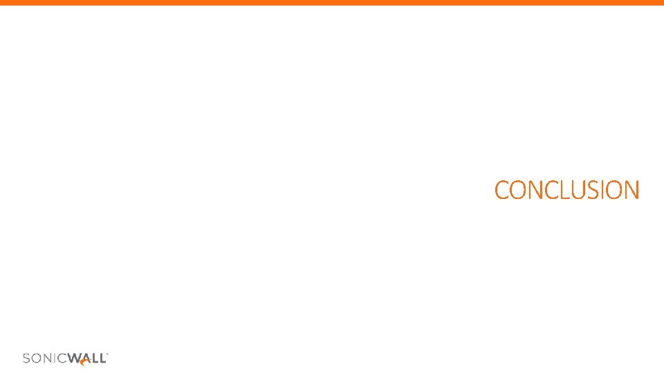 CONCLUSION CONCLUSION
