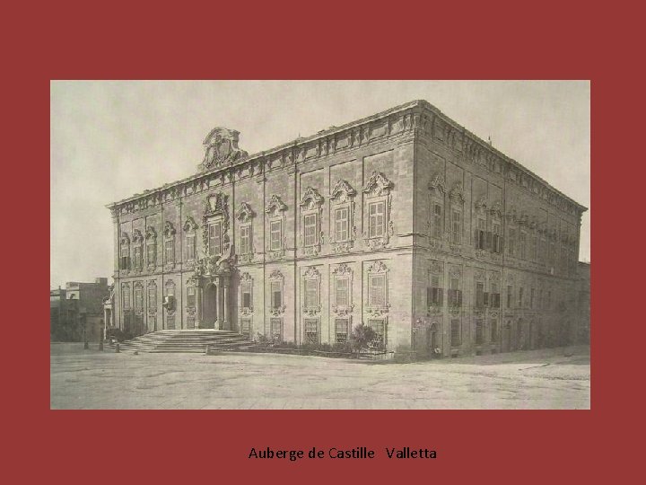 Auberge de Castille Valletta 