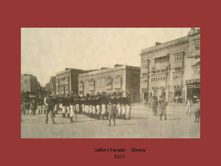 Sailors Parade Sliema 1900 