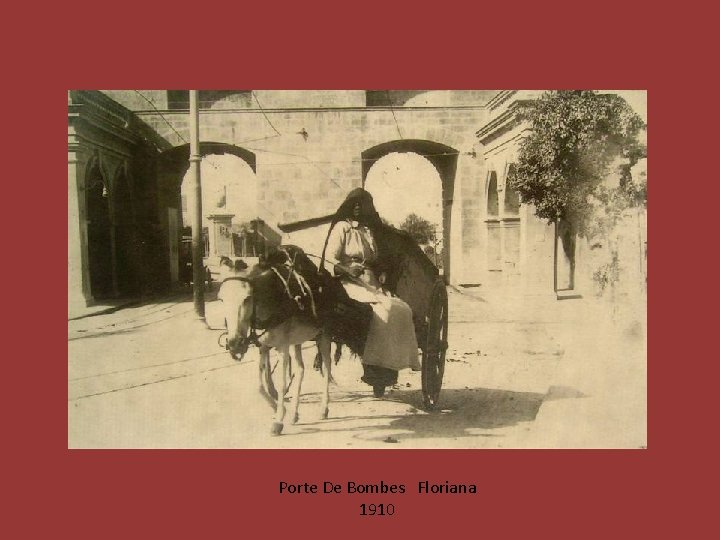 Porte De Bombes Floriana 1910 