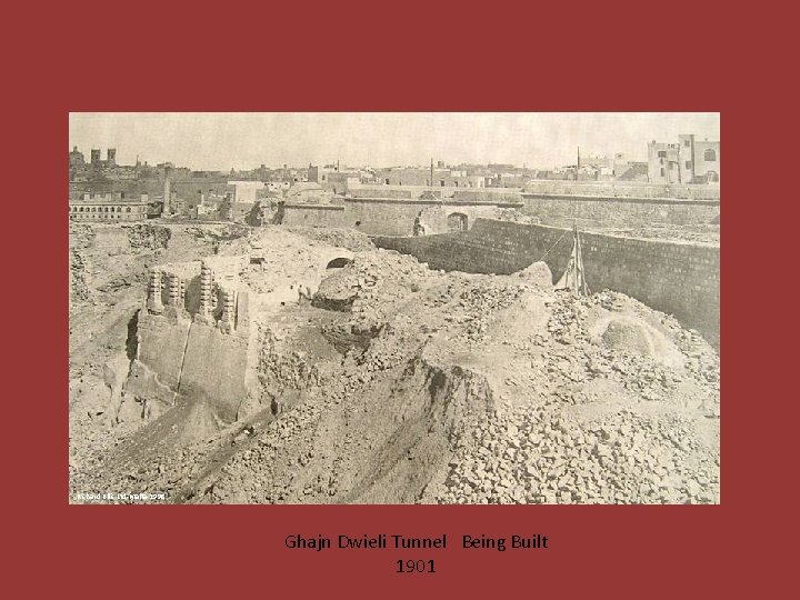Richard Ellis Ltd-Malta-1998 Ghajn Dwieli Tunnel Being Built 1901 