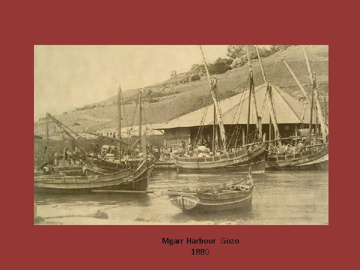 Mgarr Harbour Gozo 1880 