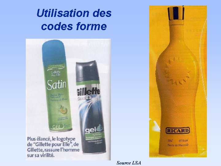 Utilisation des codes forme Source LSA Utilisation des codes forme Source LSA