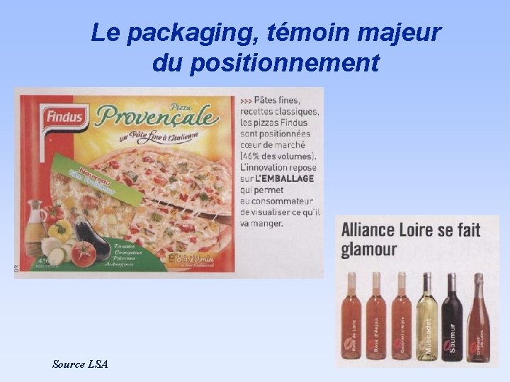 Le packaging, témoin majeur du positionnement Source LSA Le packaging, témoin majeur du positionnement Source LSA