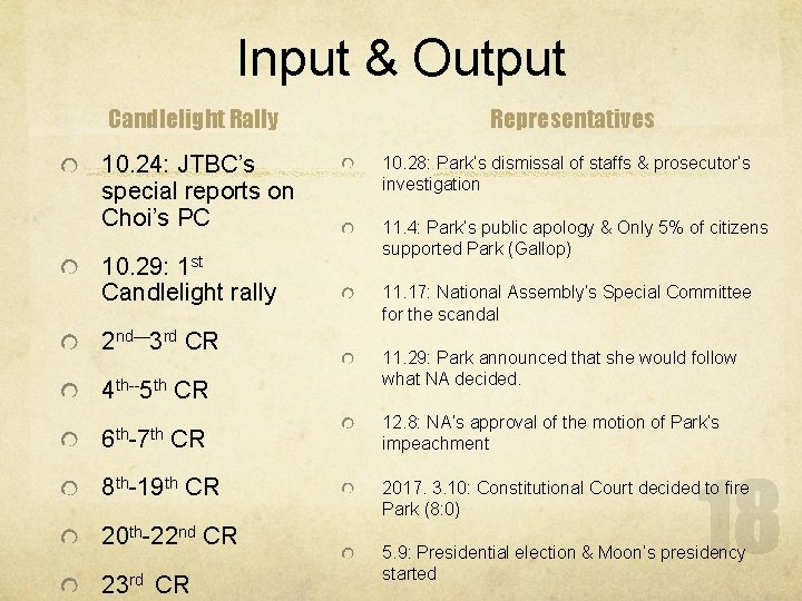 Input & Output Candlelight Rally 10. 24: JTBC’s special reports on Choi’s PC 10.