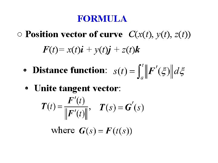 Chapter 9 Vector Differential Calculus 9 1 Vector