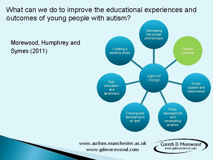 What can we do to improve the educational experiences and outcomes of young people