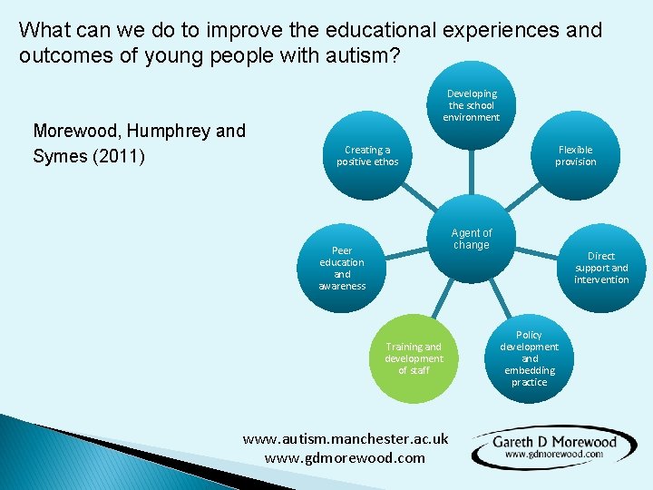 What can we do to improve the educational experiences and outcomes of young people